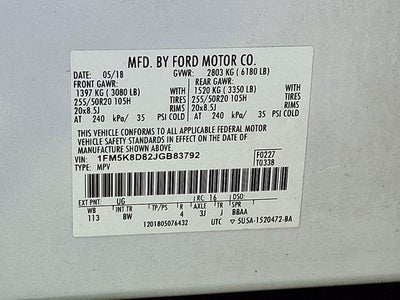 2018 Ford Explorer XLT