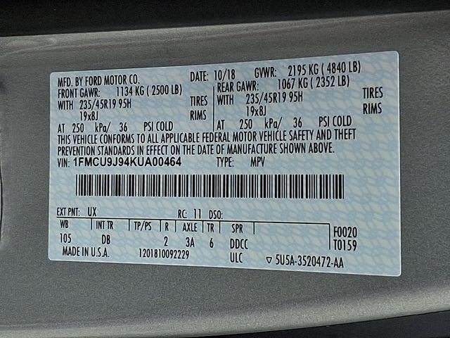 2019 Ford Escape Titanium