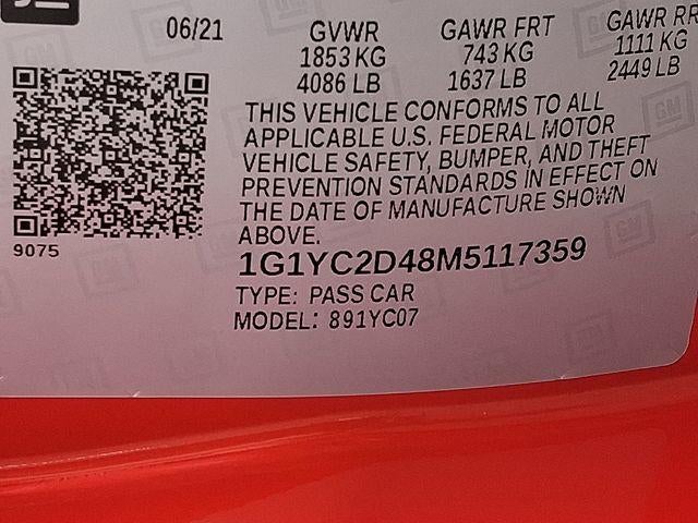 2021 Chevrolet Corvette Stingray Base