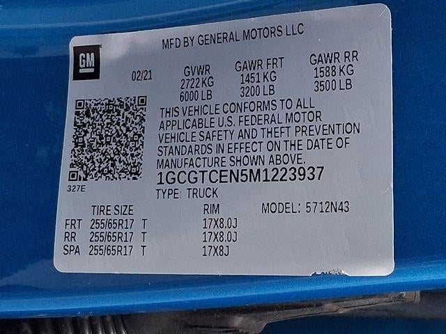 2021 Chevrolet Colorado 4WD LT