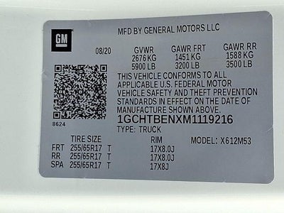 2021 Chevrolet Colorado 4WD Work Truck