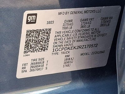 2024 Chevrolet Silverado 1500 LT (2FL)