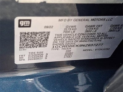 2022 Chevrolet Silverado 1500 Custom