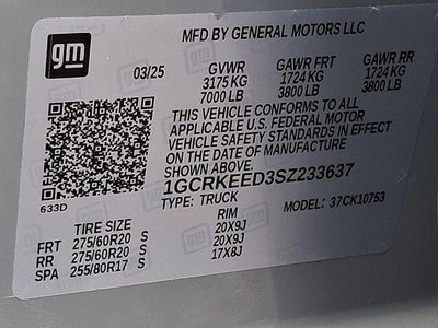 2025 Chevrolet Silverado 1500 RST