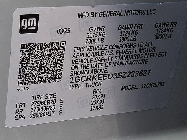 2025 Chevrolet Silverado 1500 RST