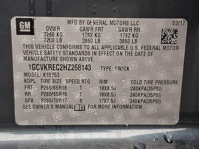 2017 Chevrolet Silverado 1500 LT