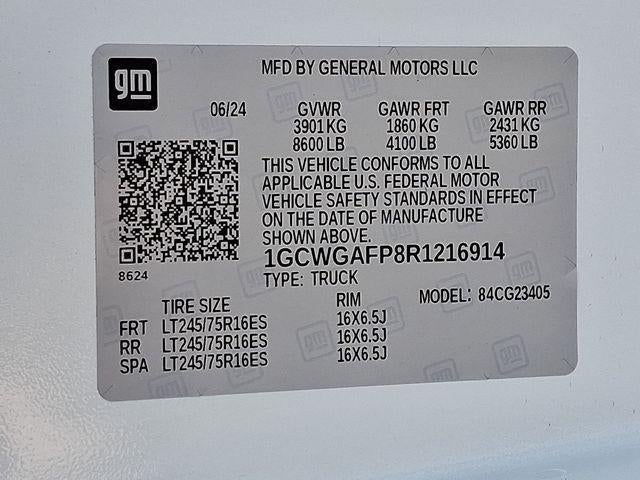 2024 Chevrolet Express Cargo 2500 Base