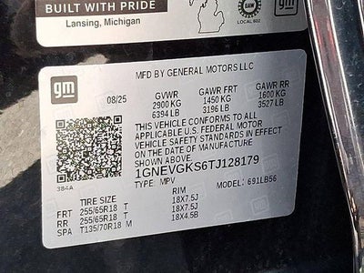 2026 Chevrolet Traverse LT