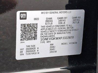 2023 Chevrolet Traverse LT Cloth