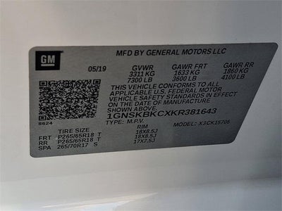 2019 Chevrolet Tahoe LT