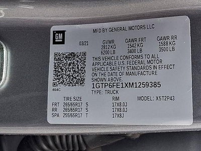 2021 GMC Canyon AT4 - Leather