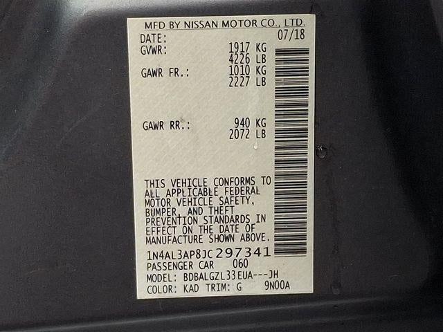 2018 Nissan Altima 2.5 S