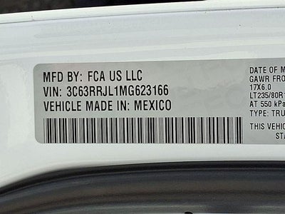 2021 RAM 3500 Laramie Crew Cab 4x4 8' Box