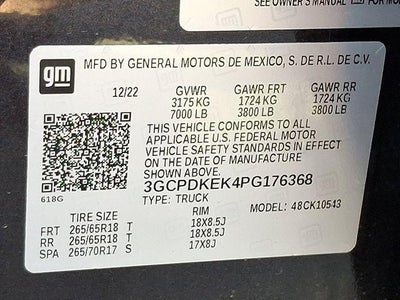 2023 Chevrolet Silverado 1500 LT (2FL)