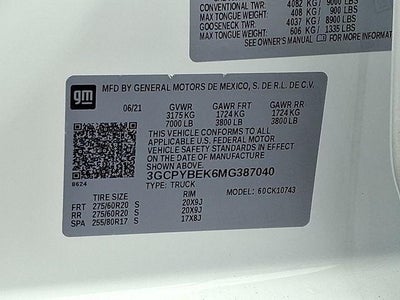 2021 Chevrolet Silverado 1500 Custom