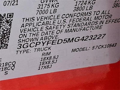 2021 Chevrolet Silverado 1500 LT Trail Boss