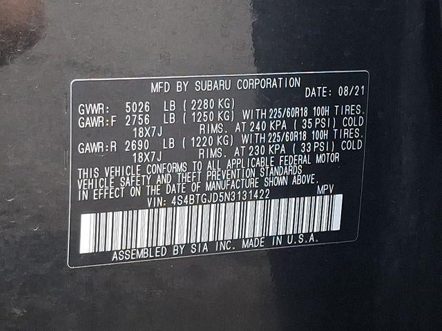 2022 Subaru Outback Onyx Edition XT